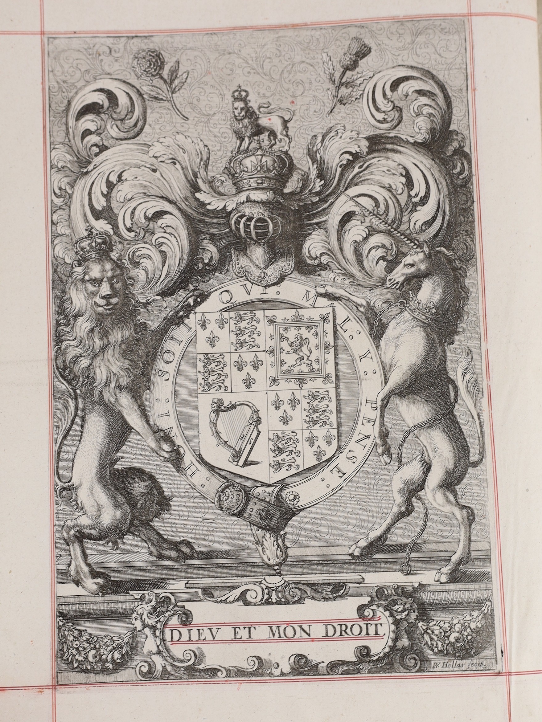 [John Field's 1660 Restoration Prayer Book] The Book of Common Prayer, and Administration of the Sacraments ... With the Psalter, or Psalmes of David. engraved frontis (royal arms, by Hollar), title (with engraved device